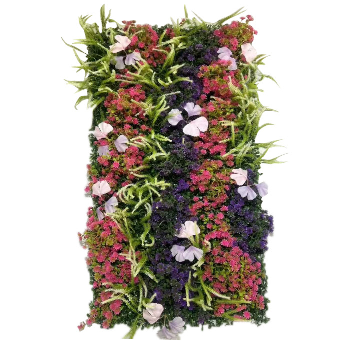 Simulācijas zaļās augu sienas pielāgošana Simulācijas augu sienas Lanmi zāle Dažādu zālienu viltus zāliena sienas dekorēšanas fons