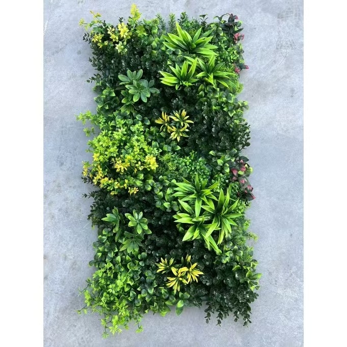 Simulācijas zaļās augu sienas pielāgošana Simulācijas augu sienas Lanmi zāle Dažādu zālienu viltus zāliena sienas dekorēšanas fons