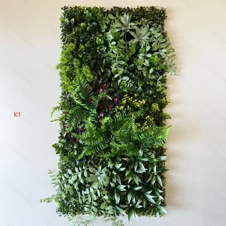 Simulācijas zaļās augu sienas pielāgošana Simulācijas augu sienas Lanmi zāle Dažādu zālienu viltus zāliena sienas dekorēšanas fons