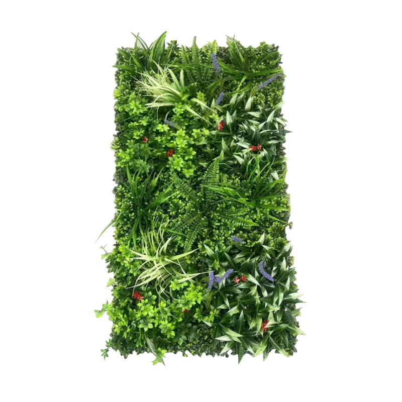 Simulācijas zaļās augu sienas pielāgošana Simulācijas augu sienas Lanmi zāle Dažādu zālienu viltus zāliena sienas dekorēšanas fons