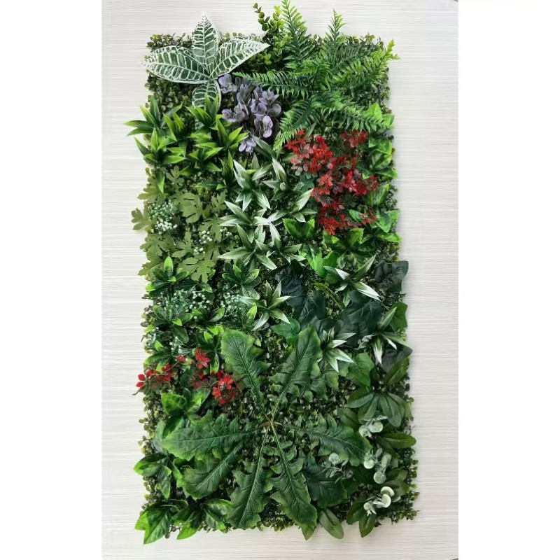 Simulācijas zaļās augu sienas pielāgošana Simulācijas augu sienas Lanmi zāle Dažādu zālienu viltus zāliena sienas dekorēšanas fons