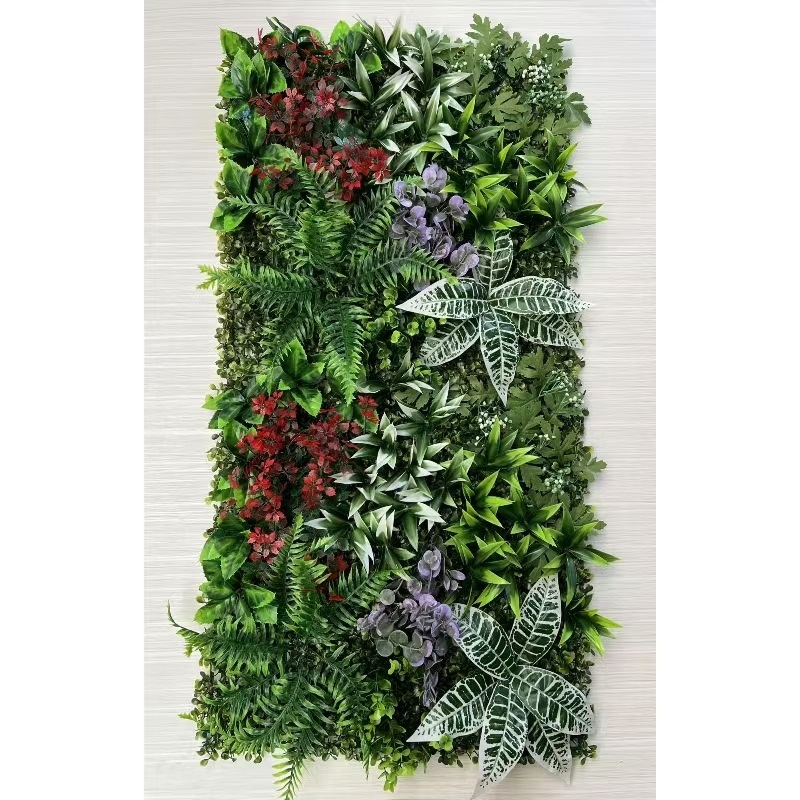 Simulācijas zaļās augu sienas pielāgošana Simulācijas augu sienas Lanmi zāle Dažādu zālienu viltus zāliena sienas dekorēšanas fons