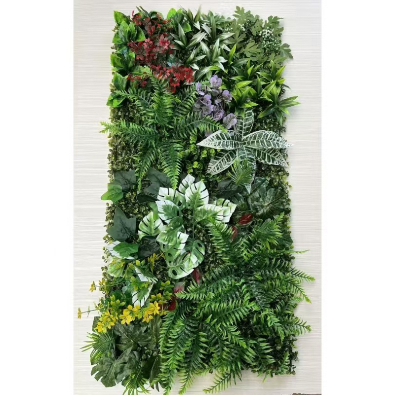 Simulācijas zaļās augu sienas pielāgošana Simulācijas augu sienas Lanmi zāle Dažādu zālienu viltus zāliena sienas dekorēšanas fons