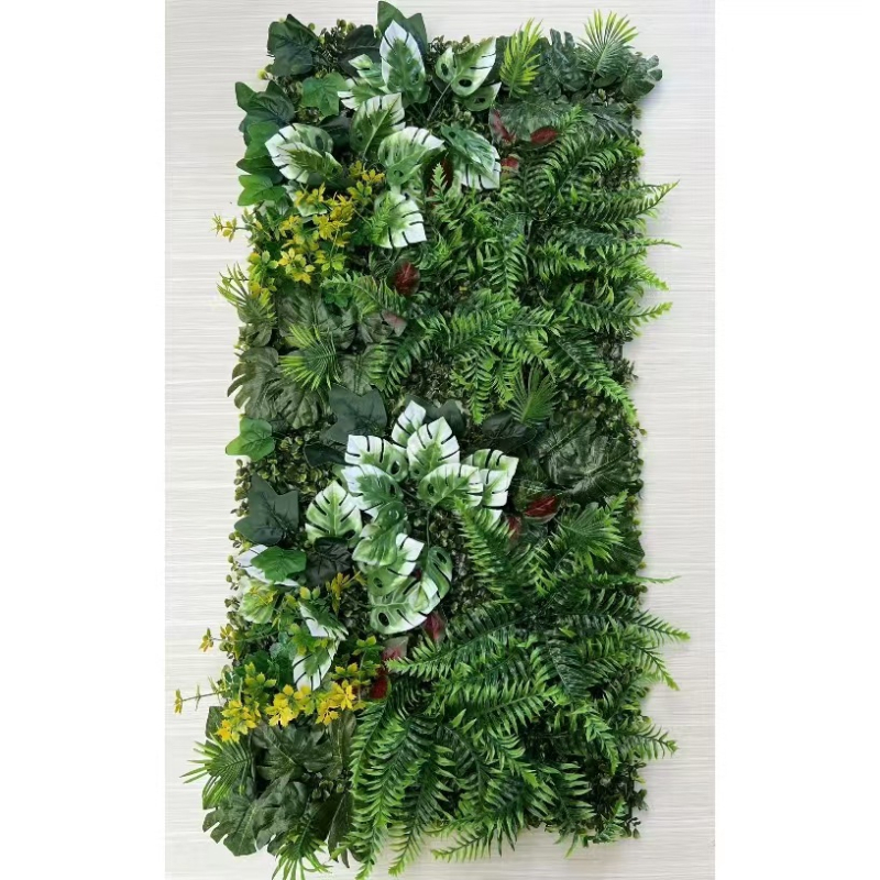 Simulācijas zaļās augu sienas pielāgošana Simulācijas augu sienas Lanmi zāle Dažādu zālienu viltus zāliena sienas dekorēšanas fons