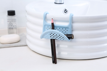 Άμεση προμήθεια εργοστασίου Σύγχρονη απλή δημιουργική πολυλειτουργική αποθήκευση κουζίνας νεροχύτη αποχέτευσης πλαστική βάση chopsticks αποθήκευσης μπολ