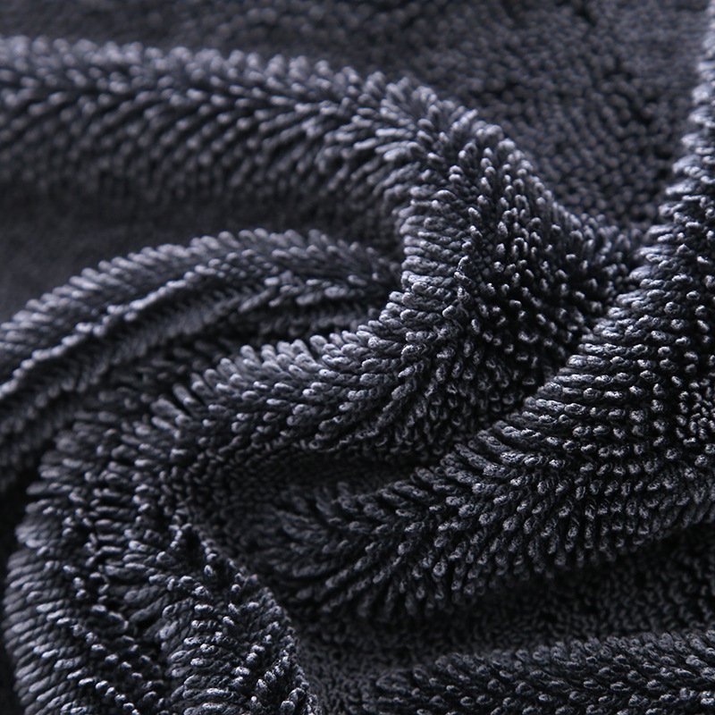 Mikrokiust keerutatud autopesurätik Spiraalne mikrokiust autopuhastusrätik Superimav autorätik auto kasutamiseks