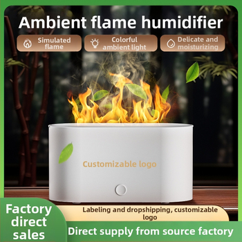 Kis szimulált láng aromaterápiás gép párásító színes hangulat otthoni hálószoba kollégium iroda nagy értékű asztali gép