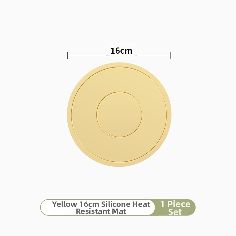 Силиконова постелка за топлинна изолация, подложка за трапезна маса, против изгаряне, подложка за трапезария, специална високотемпературна подложка за купа, подложка за подложка за чаши, домакинска висококачествена...