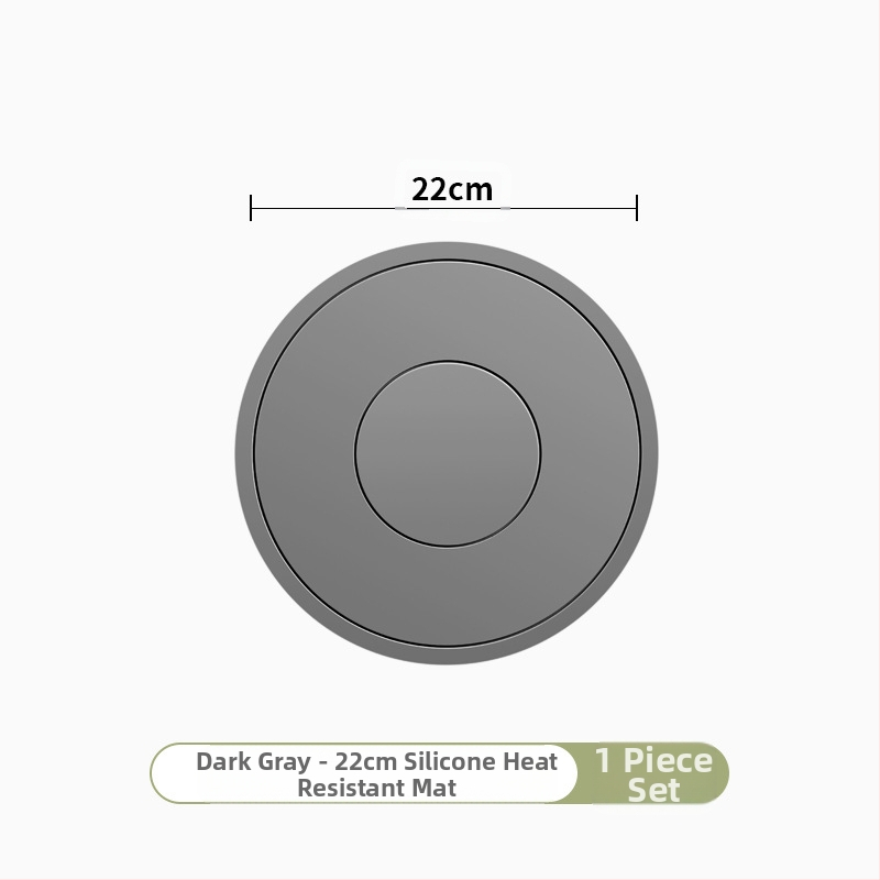 Силиконова постелка за топлинна изолация, подложка за трапезна маса, против изгаряне, подложка за трапезария, специална високотемпературна подложка за купа, подложка за подложка за чаши, домакинска висококачествена...