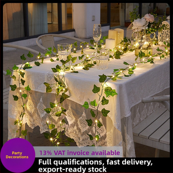 LED rotango šviesa, aukso lapo, vario vielos, šviesos restorano darbalaukio dekoravimo imitacija, gebenės žalia, rožių lapo spalvos šviesos styga, didmeninė prekyba