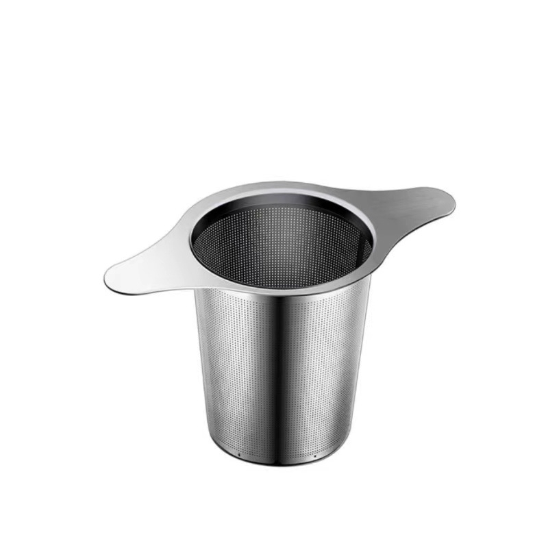 Nerūdijančio plieno arbatos nuotėkio 304 arbatos filtras su dviguba ausimi arbatos filtras su dviguba rankena arbatos nuotėkio arbatos infuzoriaus arbatos filtro arbatos rinkinio priedai