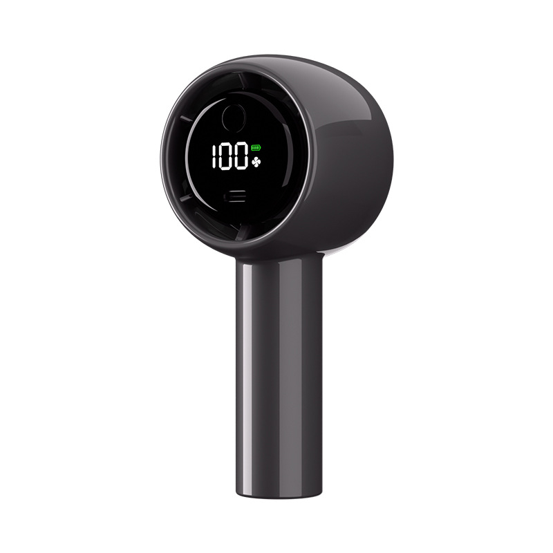 2024 új digitális kijelzős kültéri hordozható USB töltő erőszakos hurrikán mini ventilátor kézi turbóventilátor