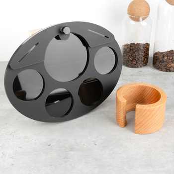 Kohviaparaadi hoiustamisaluse kohvipulbri hoidik, mis ühildub 51/53/54/58MM kohvikäepidemega