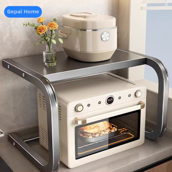 Naujas mikrobangų krosnelės stovas, buitinis stalviršis, daugiafunkcis sandėliavimo krosnelė, mikrobangų krosnelė, specialus sutirštintas dvigubo sluoksnio laikiklis