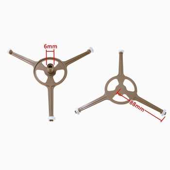 JAV mikrobangų krosnelės priedai, naujas 25 cm plokščias stiklinis besisukantis padėklas, trikampis laikiklis, pasukamas 213B/213C/M10