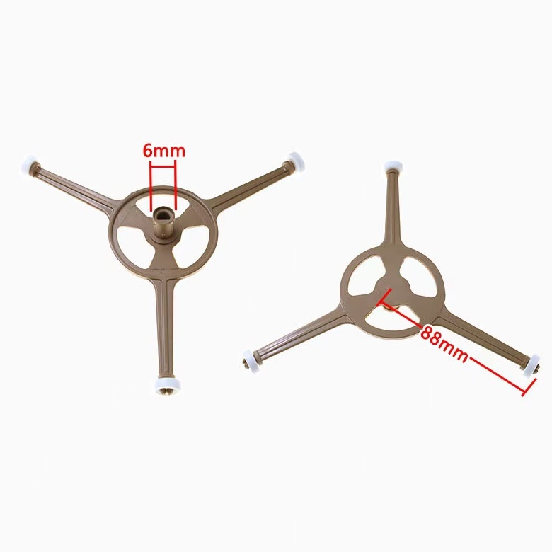 JAV mikrobangų krosnelės priedai, naujas 25 cm plokščias stiklinis besisukantis padėklas, trikampis laikiklis, pasukamas 213B/213C/M10