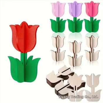 διασυνοριακά παιδικά παιχνίδια γκράφιτι diy ξύλινες χειροτεχνίες ζωγραφική ξύλινη σανίδα χειροποίητα λουλούδια ζωγραφική κοστούμι