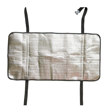 Naujas oro kondicionieriaus išorinis gaubtas, išorinis mašinos dangtis, aliuminio folijos šilumos izoliacinė plėvelė, burbulinė plėvelė, ugniai atspari, atspari lietui, apsauga nuo saulės, energiją taupanti apsauga, energiją taupantis dangtis