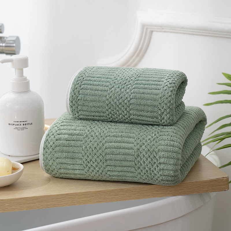 Koralų vilnos rankšluosčių rinkinys, naujas rankšluostis, dviejų dalių rankšluostis, motininis rankšluostis, minkštas, sugeriantis buitinis veido rankšluostis, vonios rankšluostis