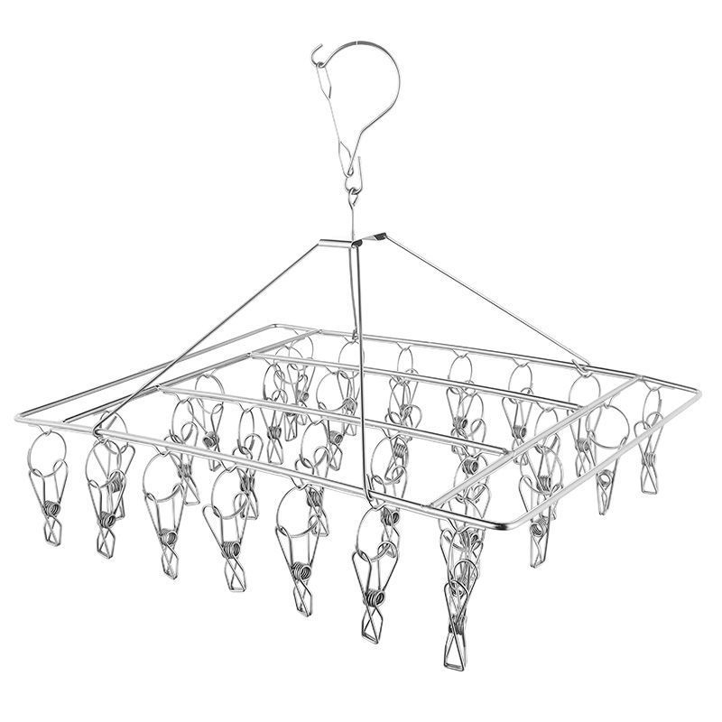 Roostevabast terasest riidekuivatusrest, multifunktsionaalsed tuulekindlad sokid, laste riidepuu, artefaktikonks