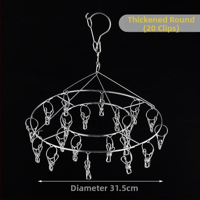 Roostevabast terasest riidekuivatusrest, multifunktsionaalsed tuulekindlad sokid, laste riidepuu, artefaktikonks