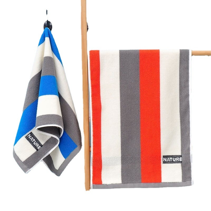 Gryno medvilninio rankšluosčio didmeninė prekyba sutirštintu prausimosi rankšluosčiu poroms, dovana ilgaamžė medvilnė, tamsus, aukštos kokybės rankšluostis su siuvinėtu logotipu