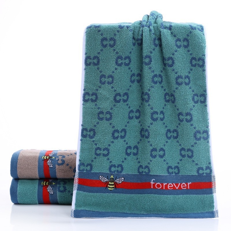 Gryno medvilninio rankšluosčio didmeninė prekyba sutirštintu prausimosi rankšluosčiu poroms, dovana ilgaamžė medvilnė, tamsus, aukštos kokybės rankšluostis su siuvinėtu logotipu