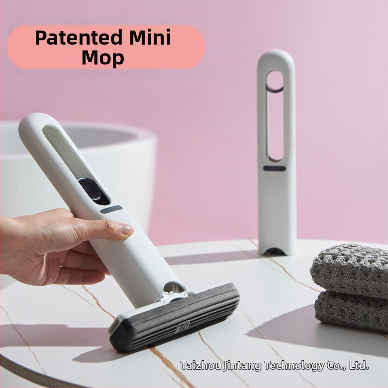 Halli lähedal lauaarvuti mini mopi käsn auto kohvilaua puhastamiseks käeshoitav kokkupandav käed-vabad väike mopp