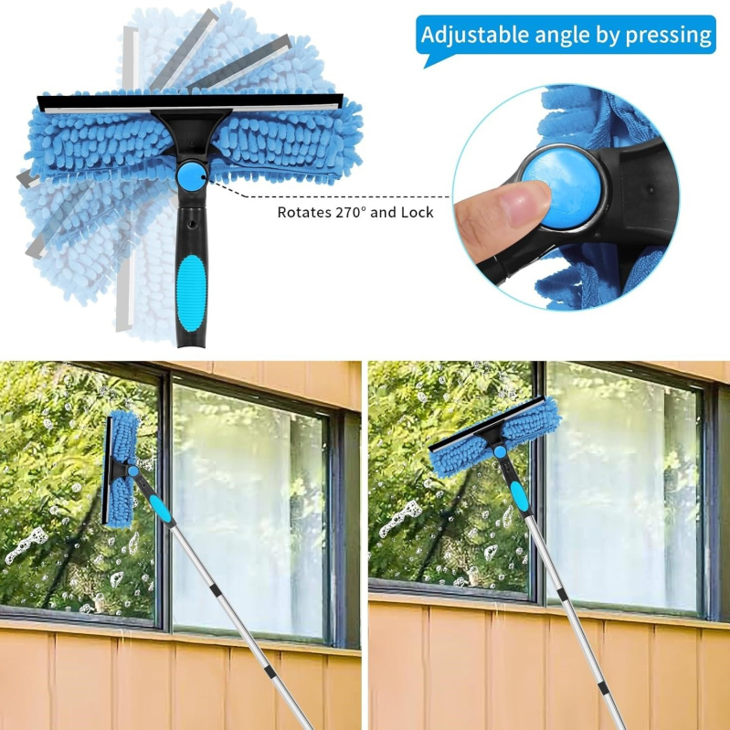 Amazoni kuummüügis olev kahe-ühes aknapuhastuskaabits, klaasist esemete puhastamiseks mõeldud spetsiaalne kahepoolne kõrgklaasist puhastuslapp