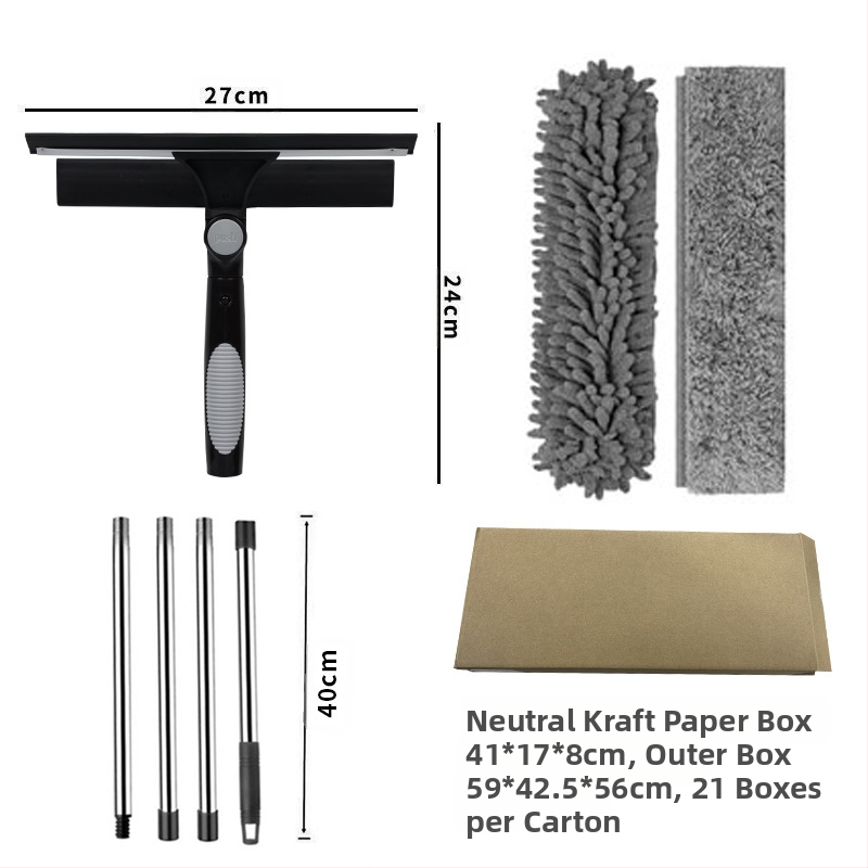 Amazoni kuummüügis olev kahe-ühes aknapuhastuskaabits, klaasist esemete puhastamiseks mõeldud spetsiaalne kahepoolne kõrgklaasist puhastuslapp