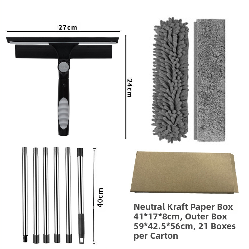 Amazoni kuummüügis olev kahe-ühes aknapuhastuskaabits, klaasist esemete puhastamiseks mõeldud spetsiaalne kahepoolne kõrgklaasist puhastuslapp