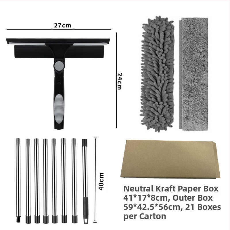 Amazoni kuummüügis olev kahe-ühes aknapuhastuskaabits, klaasist esemete puhastamiseks mõeldud spetsiaalne kahepoolne kõrgklaasist puhastuslapp
