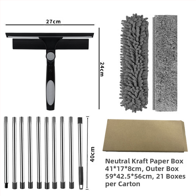 Amazoni kuummüügis olev kahe-ühes aknapuhastuskaabits, klaasist esemete puhastamiseks mõeldud spetsiaalne kahepoolne kõrgklaasist puhastuslapp