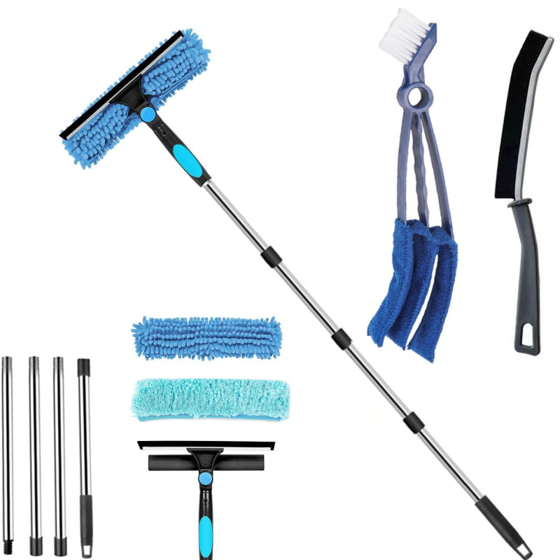 Amazoni kuummüügis olev kahe-ühes aknapuhastuskaabits, klaasist esemete puhastamiseks mõeldud spetsiaalne kahepoolne kõrgklaasist puhastuslapp