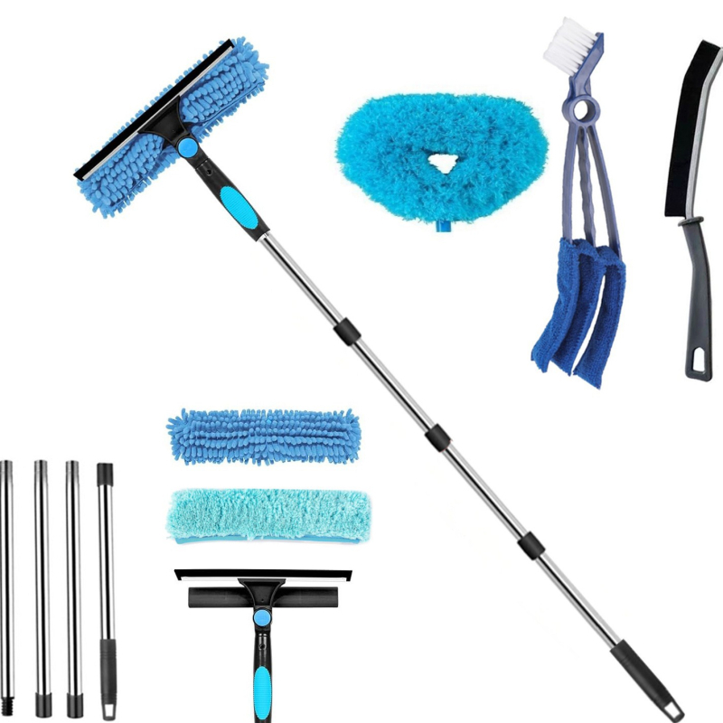 Amazoni kuummüügis olev kahe-ühes aknapuhastuskaabits, klaasist esemete puhastamiseks mõeldud spetsiaalne kahepoolne kõrgklaasist puhastuslapp