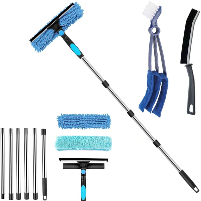 Amazoni kuummüügis olev kahe-ühes aknapuhastuskaabits, klaasist esemete puhastamiseks mõeldud spetsiaalne kahepoolne kõrgklaasist puhastuslapp