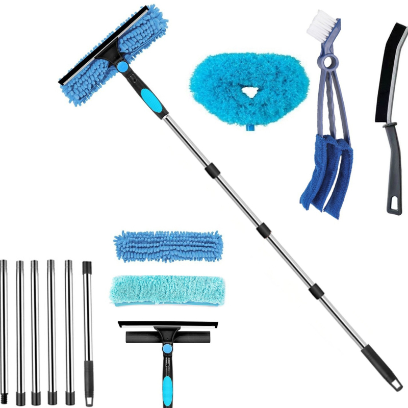 Amazoni kuummüügis olev kahe-ühes aknapuhastuskaabits, klaasist esemete puhastamiseks mõeldud spetsiaalne kahepoolne kõrgklaasist puhastuslapp