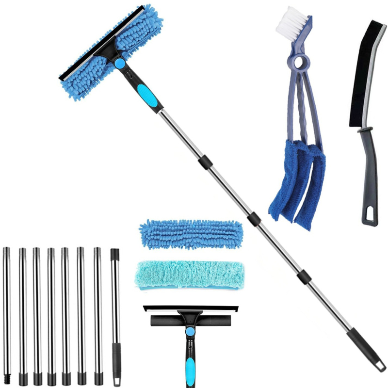 Amazoni kuummüügis olev kahe-ühes aknapuhastuskaabits, klaasist esemete puhastamiseks mõeldud spetsiaalne kahepoolne kõrgklaasist puhastuslapp