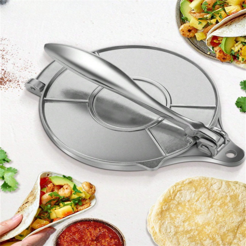 Alumiiniumist roostevabast terasest Mehhiko kookipress, multifunktsionaalne käsitsi valmistatud tortilla taigna pressimise seade köögitööriistale
