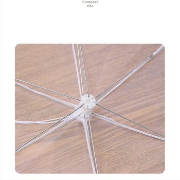 Kärbsekindel võrgust kate toidukate kokkupandav äriliseks kasutamiseks mõeldud eriti suur ristkülikukujuline läbipaistev kate toidukate tolmukindel söögilaua kate majapidamiseks