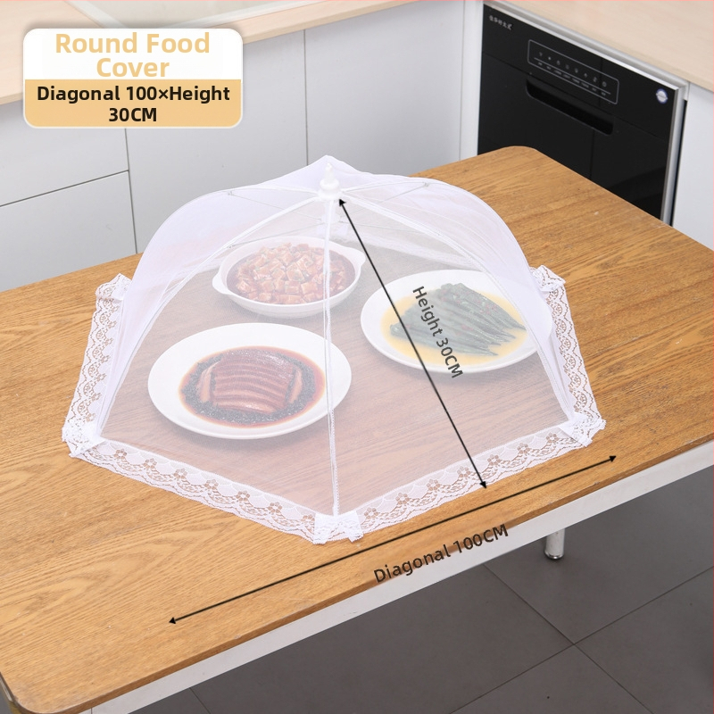 Kärbsekindel võrgust kate toidukate kokkupandav äriliseks kasutamiseks mõeldud eriti suur ristkülikukujuline läbipaistev kate toidukate tolmukindel söögilaua kate majapidamiseks