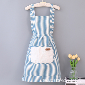 Medvilninė ir lininė rankomis valoma prijuostė, madinga namų suaugusiųjų berankovė virtuvės prijuostė, apsauganti nuo aliejaus dėmių, spausdinama reklama, skirta gamintojams