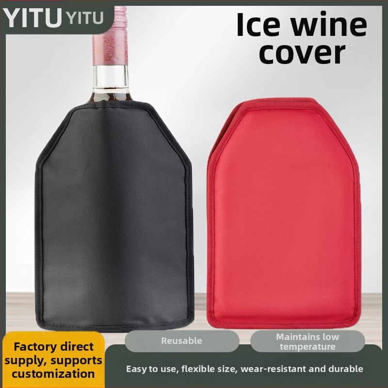 Vanjski kamping PVC gel najlonska navlaka za ledeno vino zadebljana vrećica za crno vino izolacijska vrećica prijenosna navlaka za hladno pivo
