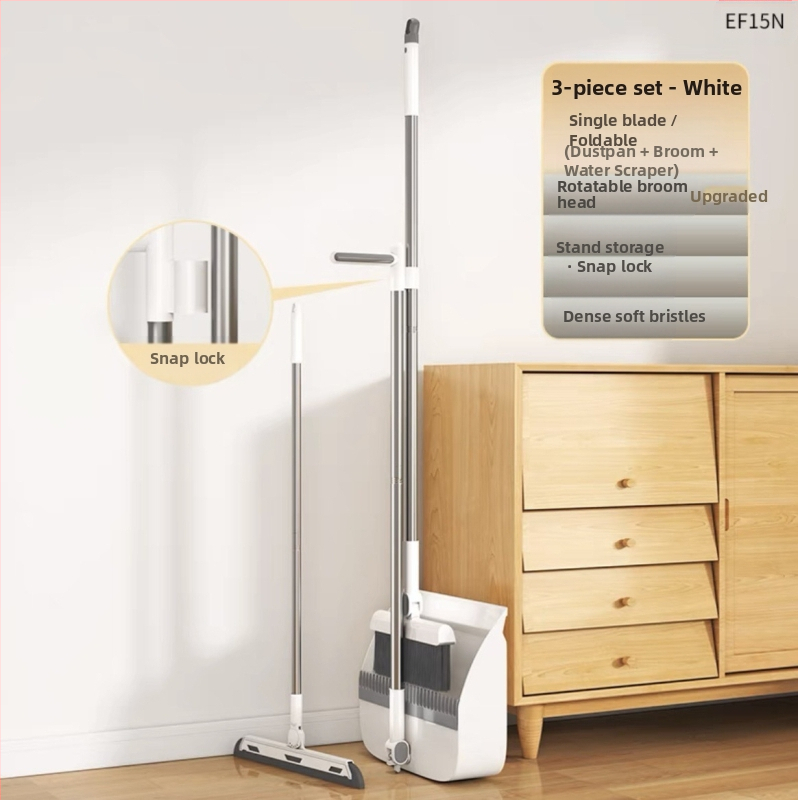 Buitinė sulankstoma šluota, šiukšliadėžė, kombinuota, viena šluota, nelimpanti, magnetinė, sugerianti, sandėliuojama