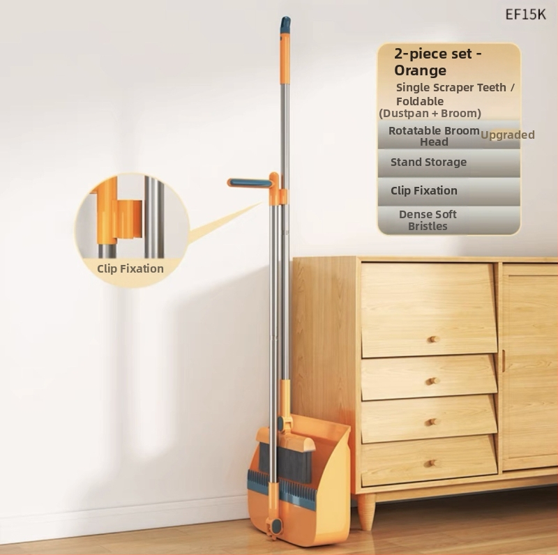 Buitinė sulankstoma šluota, šiukšliadėžė, kombinuota, viena šluota, nelimpanti, magnetinė, sugerianti, sandėliuojama