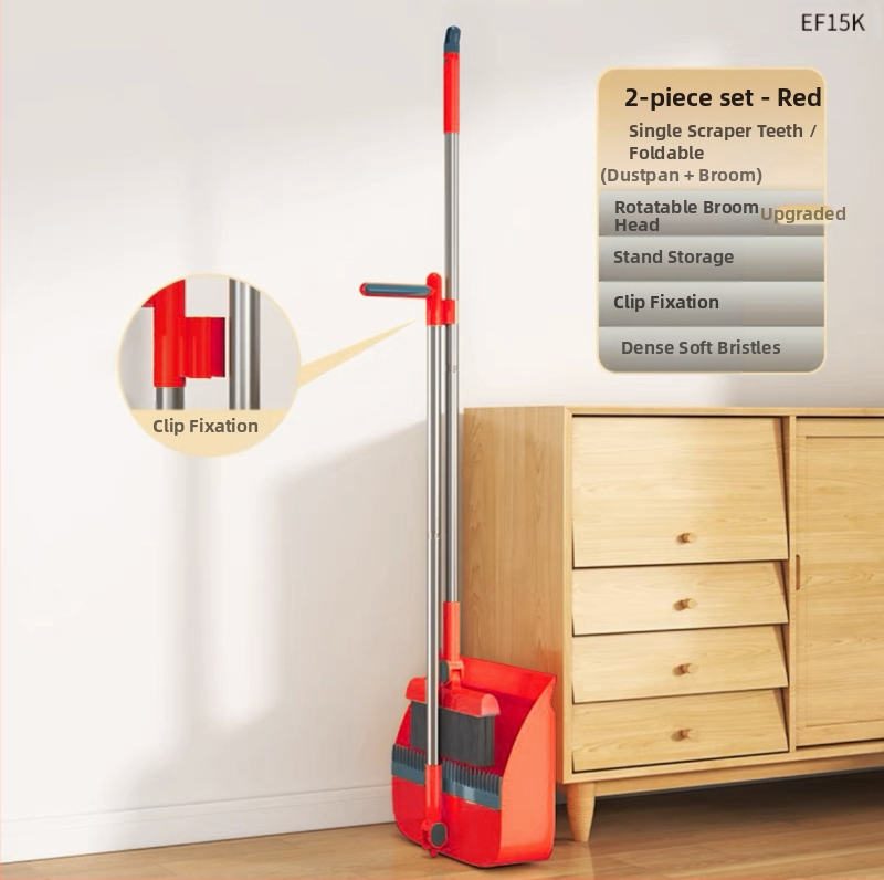 Buitinė sulankstoma šluota, šiukšliadėžė, kombinuota, viena šluota, nelimpanti, magnetinė, sugerianti, sandėliuojama