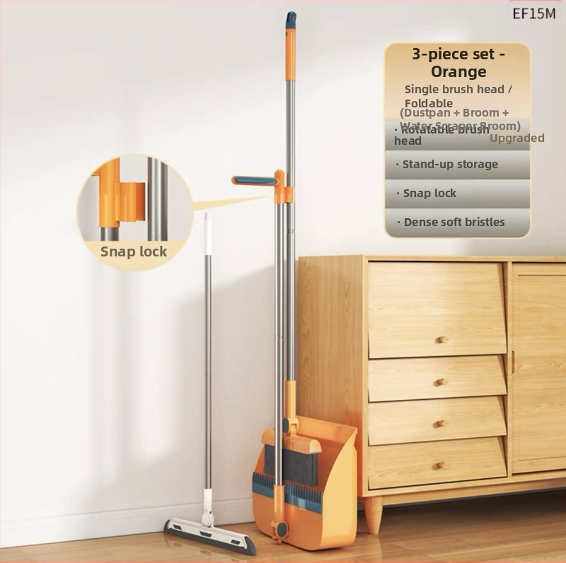 Buitinė sulankstoma šluota, šiukšliadėžė, kombinuota, viena šluota, nelimpanti, magnetinė, sugerianti, sandėliuojama