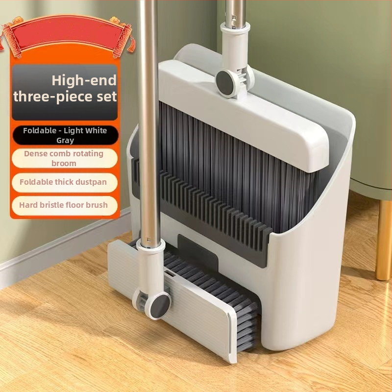 Buitinė sulankstoma šluota, šiukšliadėžė, kombinuota, viena šluota, nelimpanti, magnetinė, sugerianti, sandėliuojama