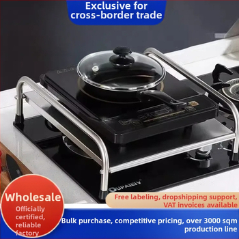 Paksendatud roostevabast terasest induktsioonpliidi riiul köögitarvete hoiuriiul gaasipliidi gaasikatte tööpinna hoiuriiul