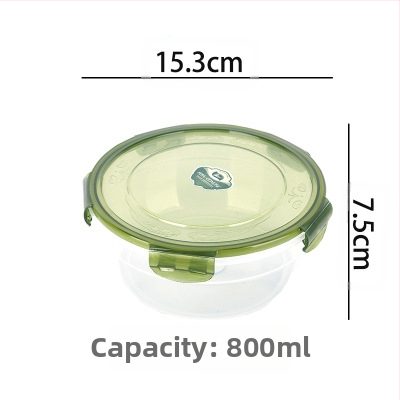 Ie3 toidukvaliteediga plastist suletud mikrolaineahju soojendusega lõunasöögikarp külmkapis hoiustamiseks krõbedama puuviljakarbi kiirnuudlikauss U-ga